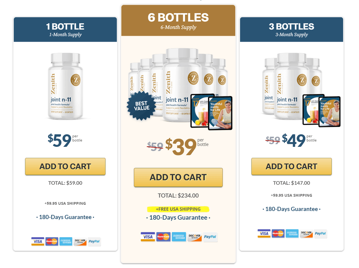  Joint N-11 Supplement Price